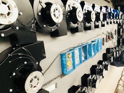 藍天風機-風淋室風機裝配